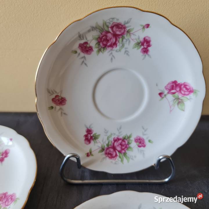 Porcelanowe spodki Ćmielów Okres PRLu Warszawa sprzedam