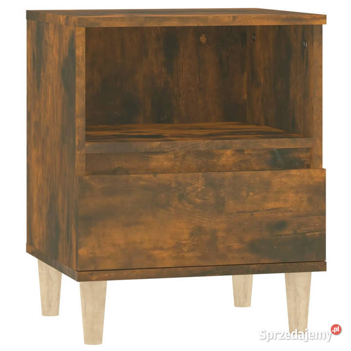 Szafki nocne 2 przydymiony dąb 40x35x50 WM821805 mazowieckie Warszawa