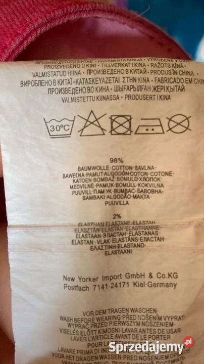 YORkER spodenki krótkie dżinsowe szorty różowy Leszno