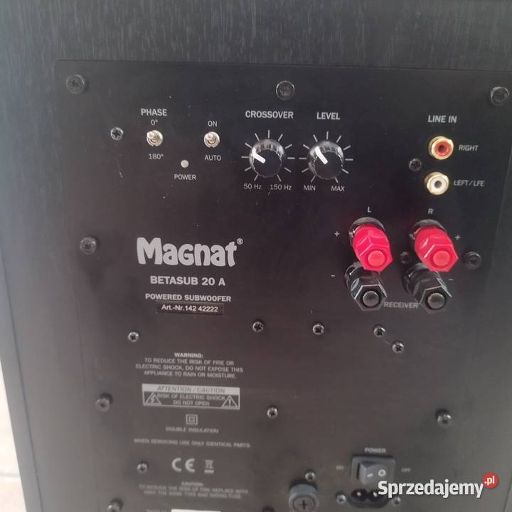 Subwoofer aktywny Magnat Betasub 20 A Mocny bas