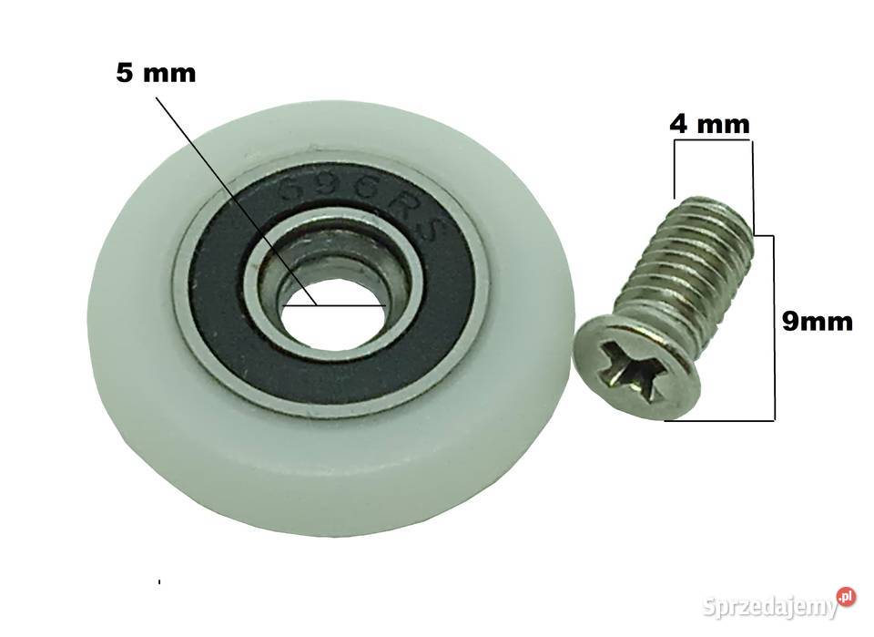Kółko do rolki kabiny prysznicowej 23 mm 696RS Katowice