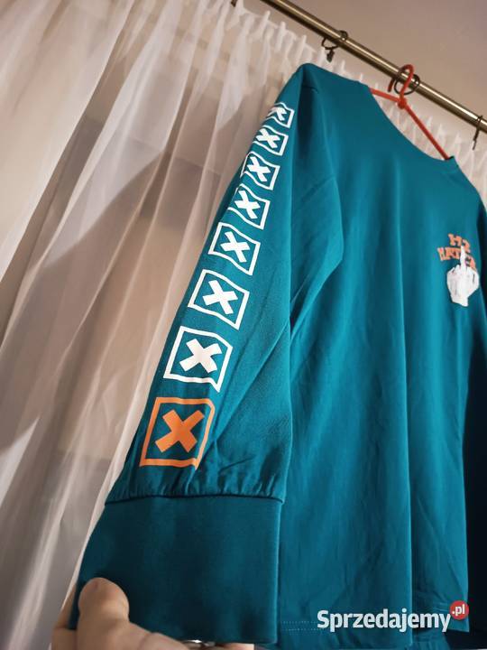 Koszulka Męska Longsleeve Długi Rękaw Nadruk Suwałki