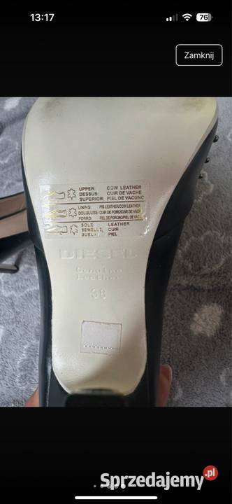 Buty szpilki Diesel 24.5cm sprzedam