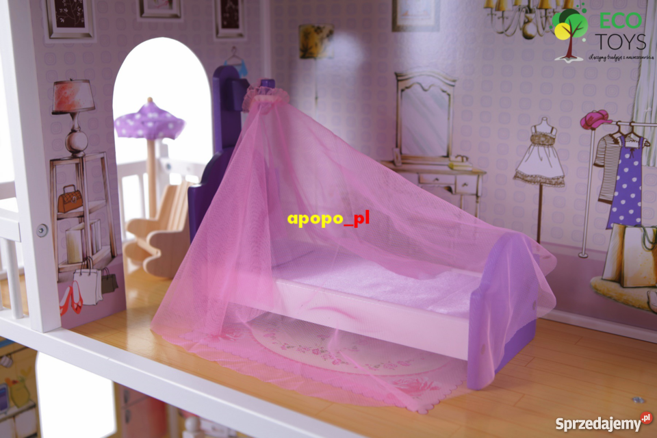 Ogromny drewniany domek lalek BARBIE mazowieckie Warszawa
