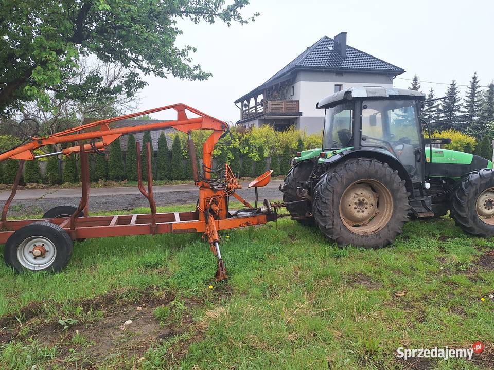 Przyczepa leśna z hds Zawiercie