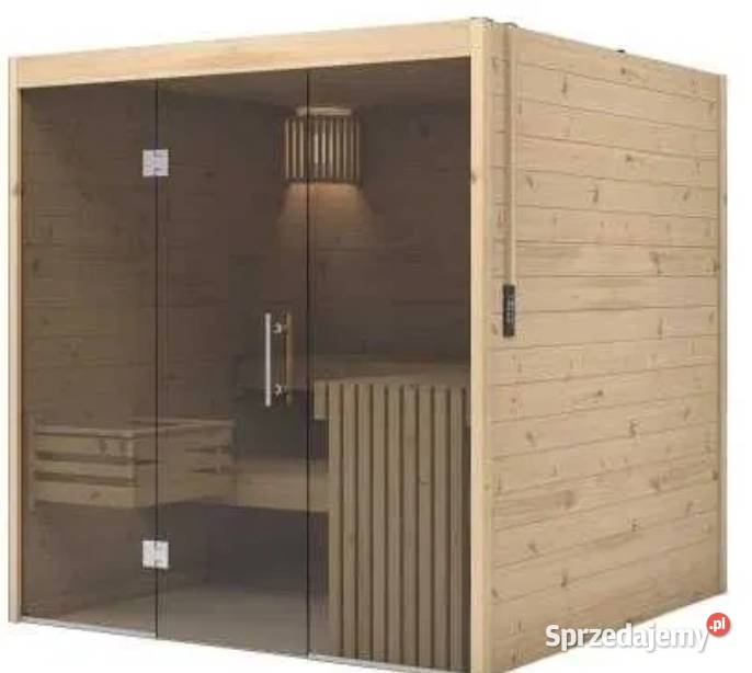 Przeszklona Sauna Wewnętrzna 6 osobowa Polska sprzedam