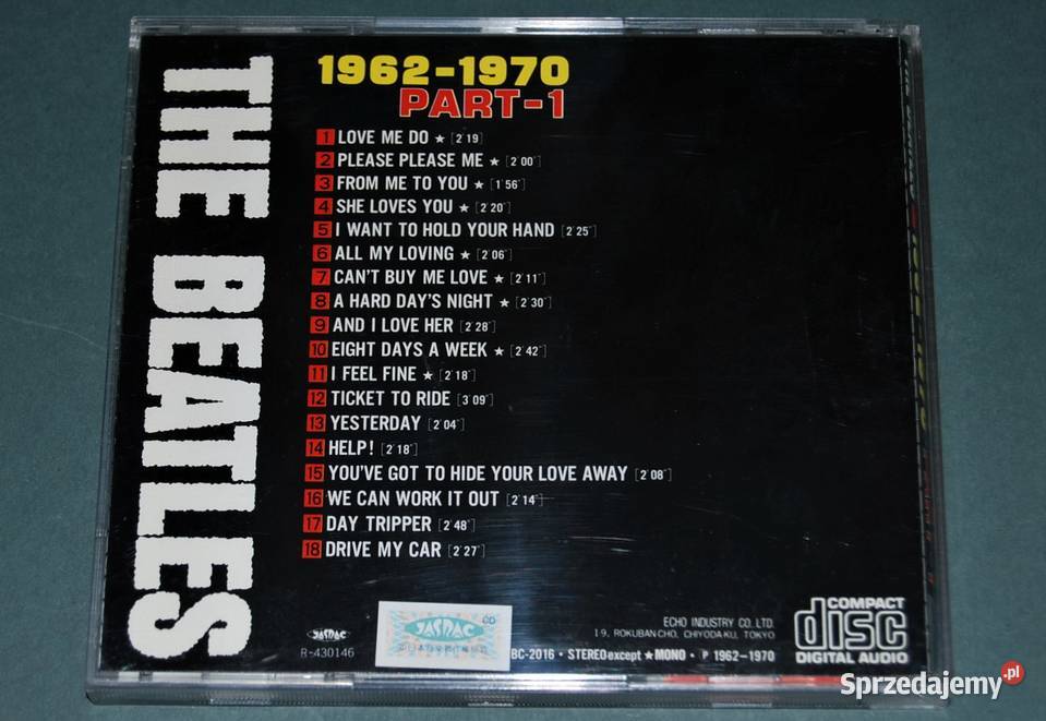 The Beatles 19621970 Part 1 Pudełko Cd Warszawa sprzedam