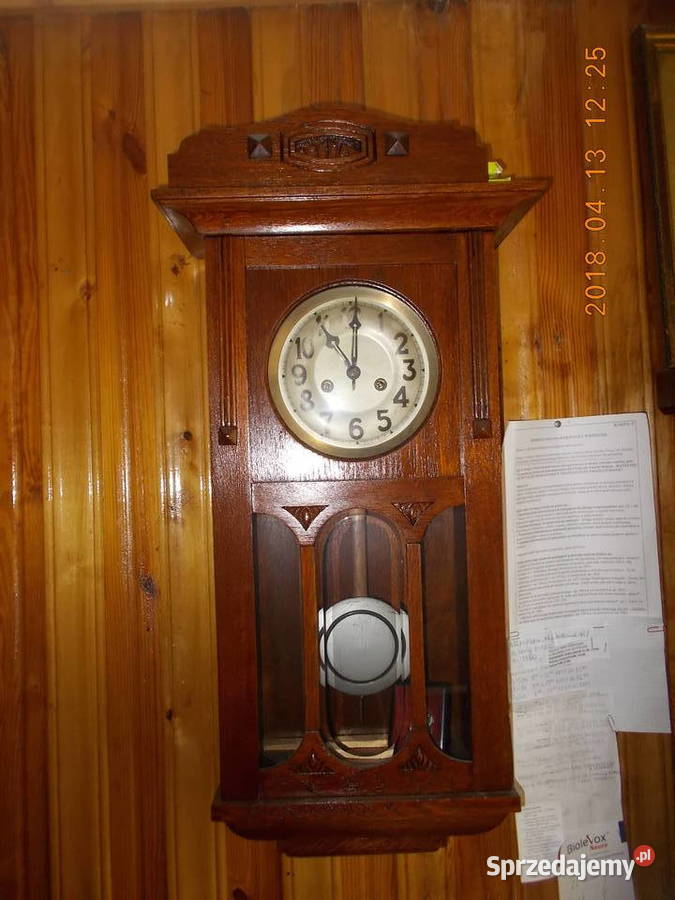 Zegar Ścienny Wahadłowy Antyk Gustav Katowice