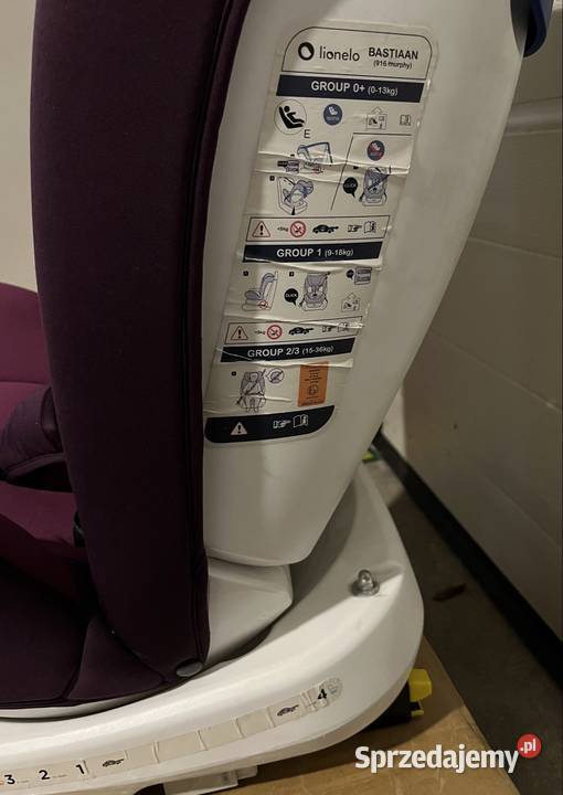 Fotelik samochodowy Lionelo Bastiaan Isofix