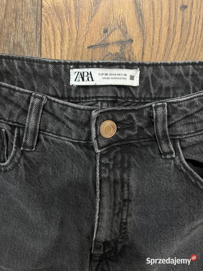 Spodnie damskie Zara rozmiar 36 czarny śląskie Tychy