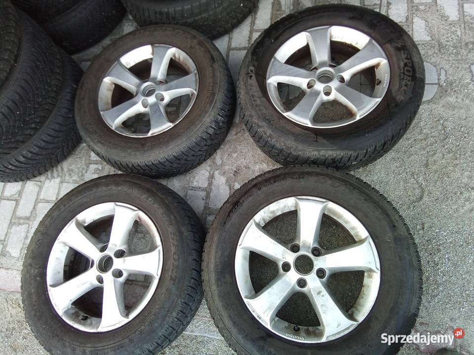Koła zimowe Tiguan 21565 R16 et33 5x112 Sieniawka sprzedam