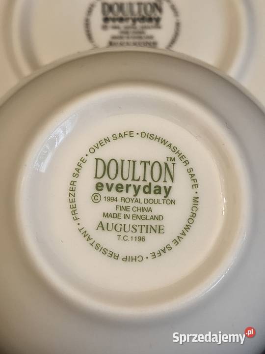 Zestaw kawowy angielski Royal Doulton Augustine Chełm