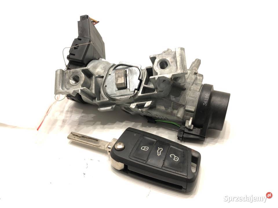 STACYJKA SKODA FABIA III 1K0905851 10 75 KLUCZYK Stacyjki i kluczyki sprzedam