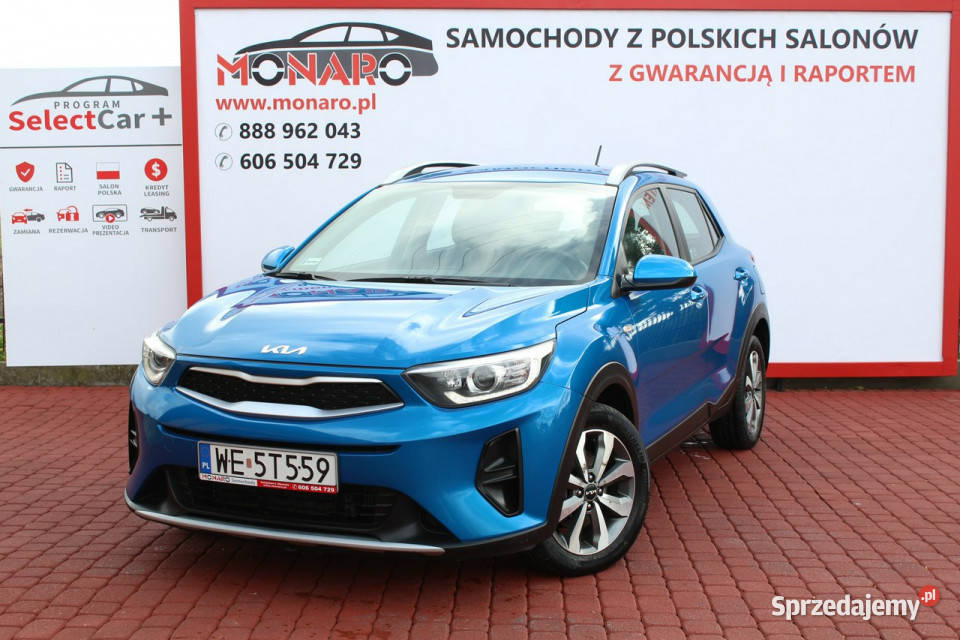 Kia Stonic 10 TGDi Pakiet zimowy Salon Serwis niebieski