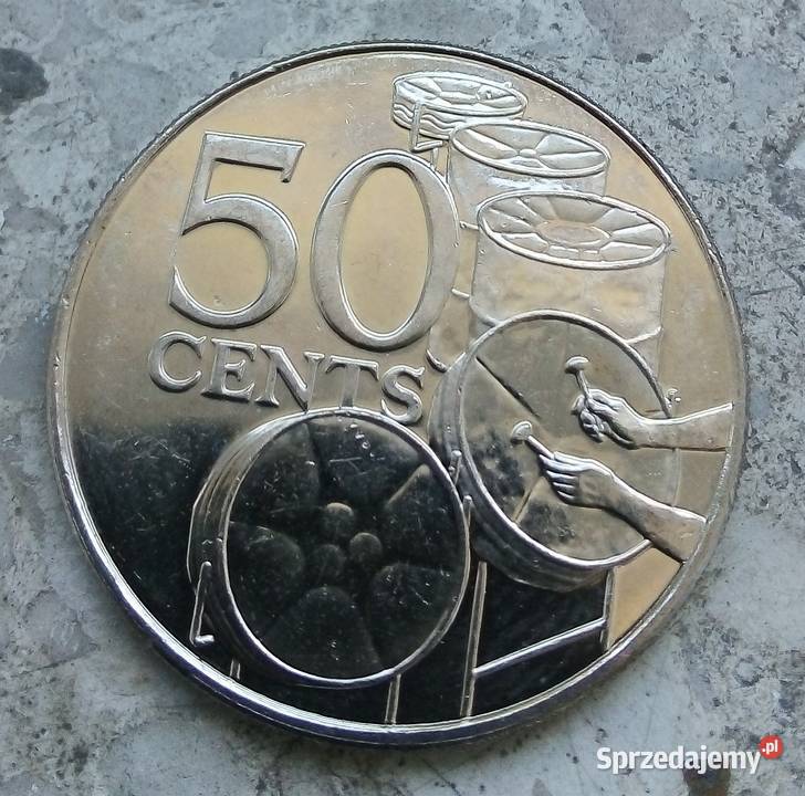 TRINIDAD AND TOBAGO50 CENTS2003 rBĘBNYŁADNA Legionowo