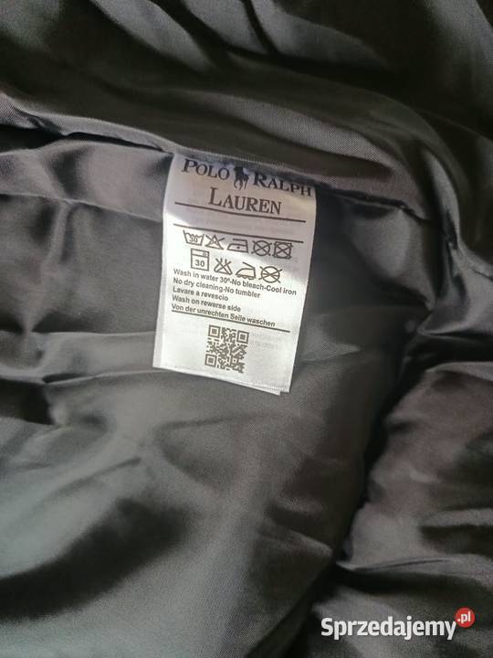 Kurtka pikowana zimowa Polo Ralph Lauren czarna podlaskie Białystok sprzedam