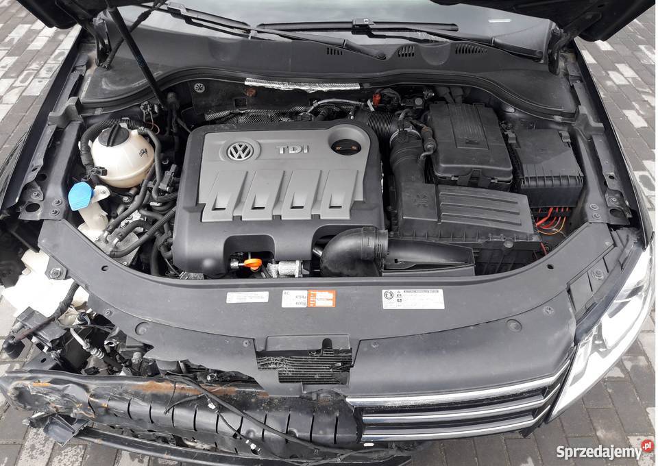 Volksawgen Passat B7 Uszkodzony Częstochowa wielofunkcyjna kierownica