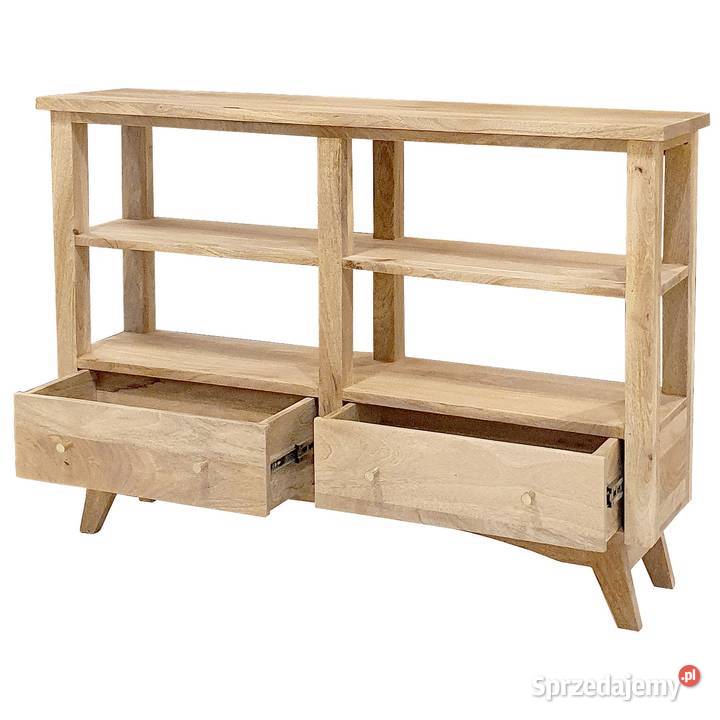 Konsola drewniana BONN 130 z półkami i Lublin