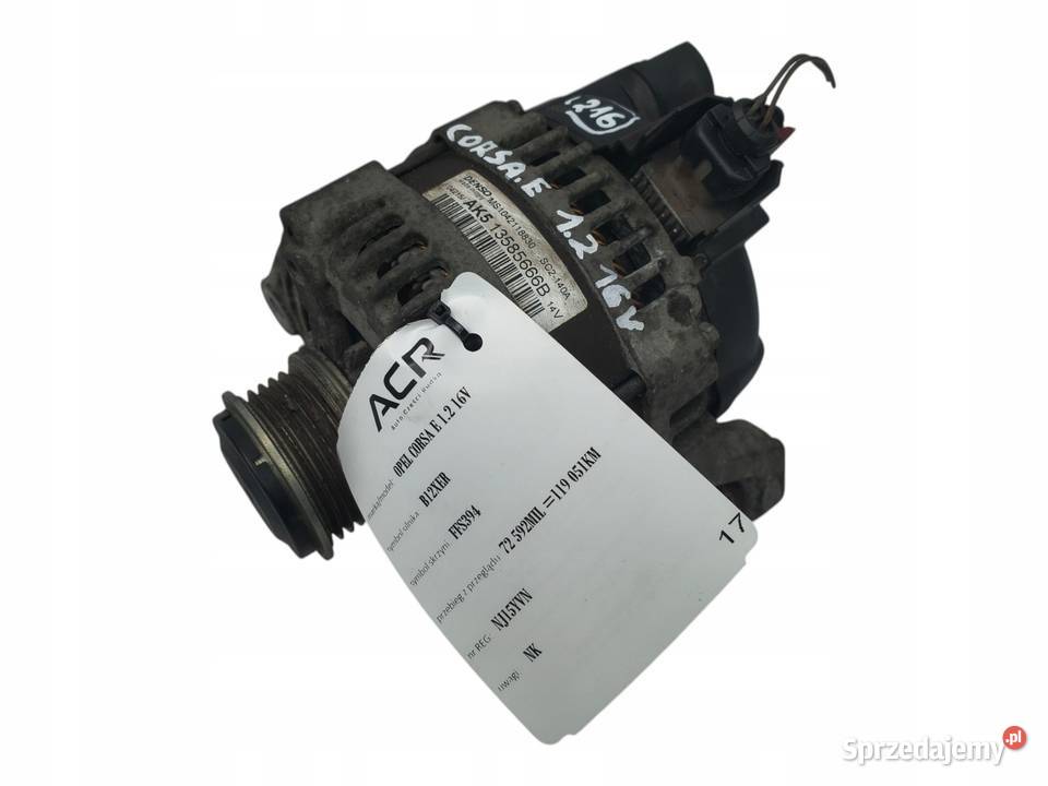 ALTERNATOR Opel Corsa E 12 16V denso 13585666B Chełm
