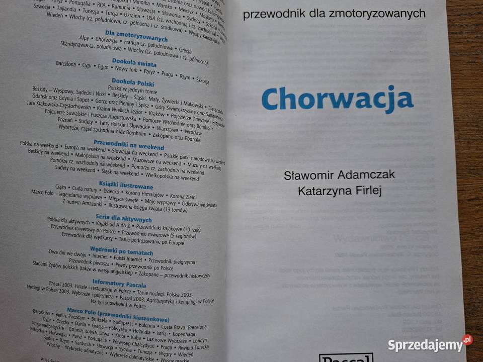 Chorwacja przewodnik zmotoryzowanych Pascal Kraków