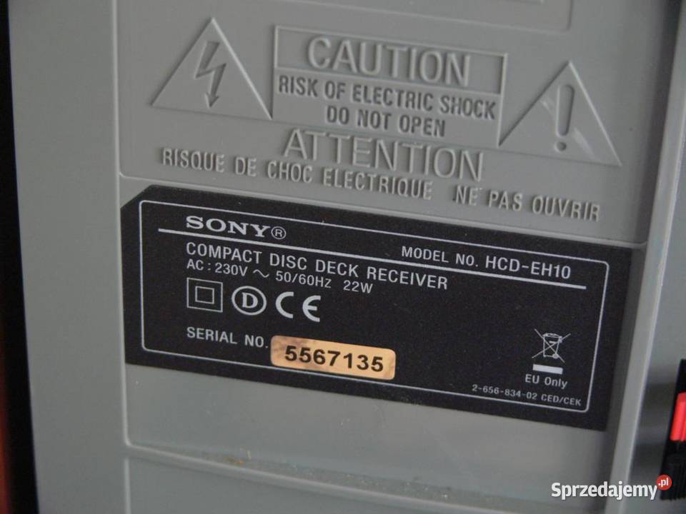 Wieża Sony z kolumnami mp3 WYSYŁKA Jasło sprzedam