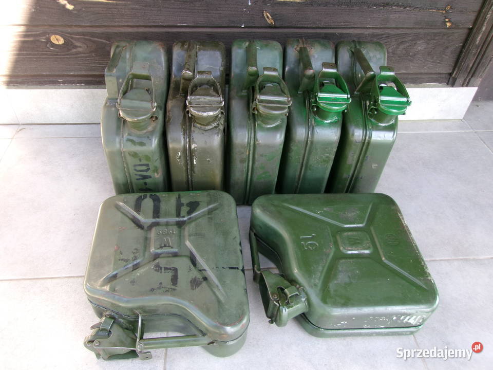 Karnister z zasobów wojskowych 5 litrów mazowieckie Legionowo