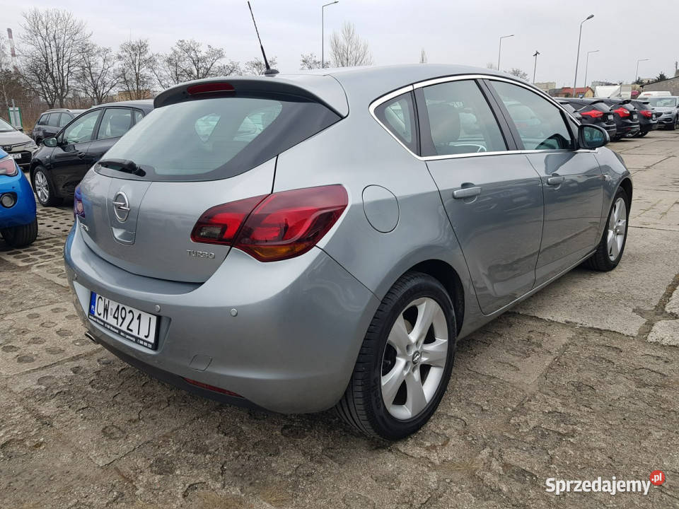 Opel Astra 14 Turbo Benzyna Klimatronik elektrochrom. lusterko wst. kujawsko-pomorskie Włocławek