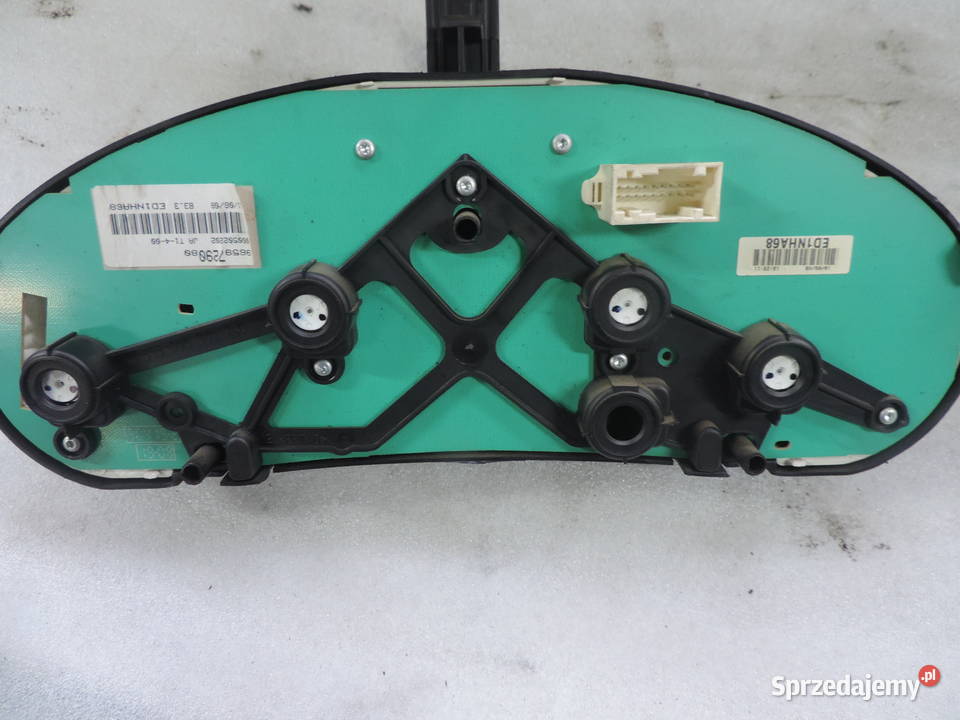 LICZNIK ZEGARY PEUGEOT 206 14 HDI FL 9659729080 Wyposażenie wnętrza