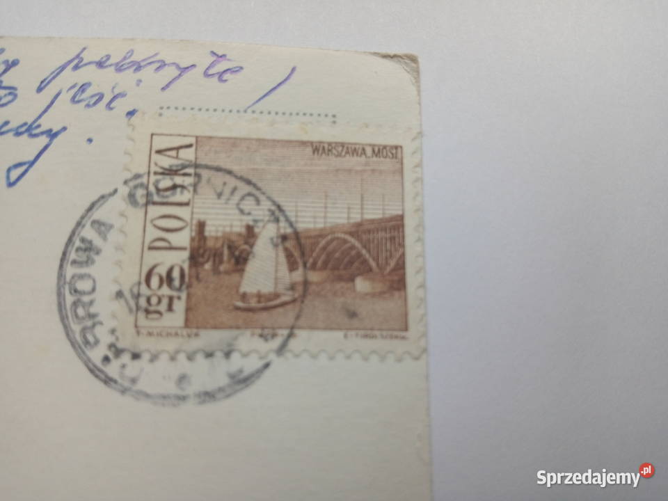 2 Pocztówki Kołobrzeg lata 80te PRLu Znaczki Dąbrowa Górnicza sprzedam