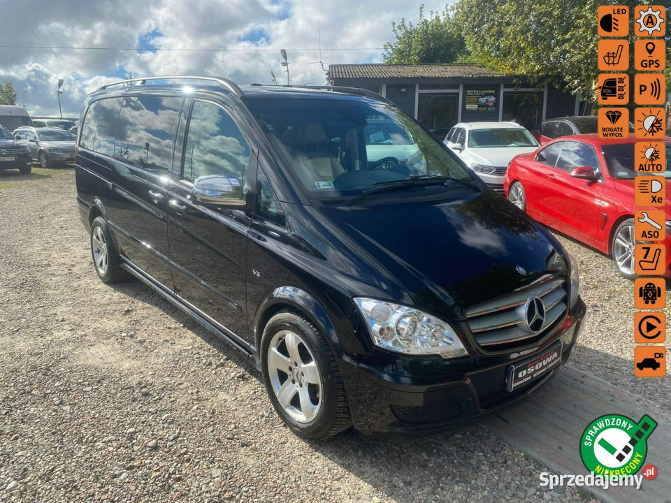 Mercedes Viano 30 V6 225 WERSJA BUISSNES SKORY czujnik deszczu Gdańsk