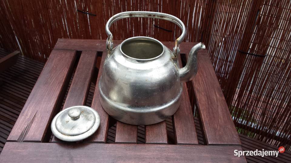 Stary czajnik aluminiowy retro PRL