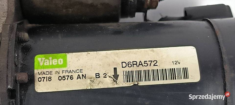 ROZRUSZNIK PEUGEOT 206 D6RA572 Motoryzacja Lipno
