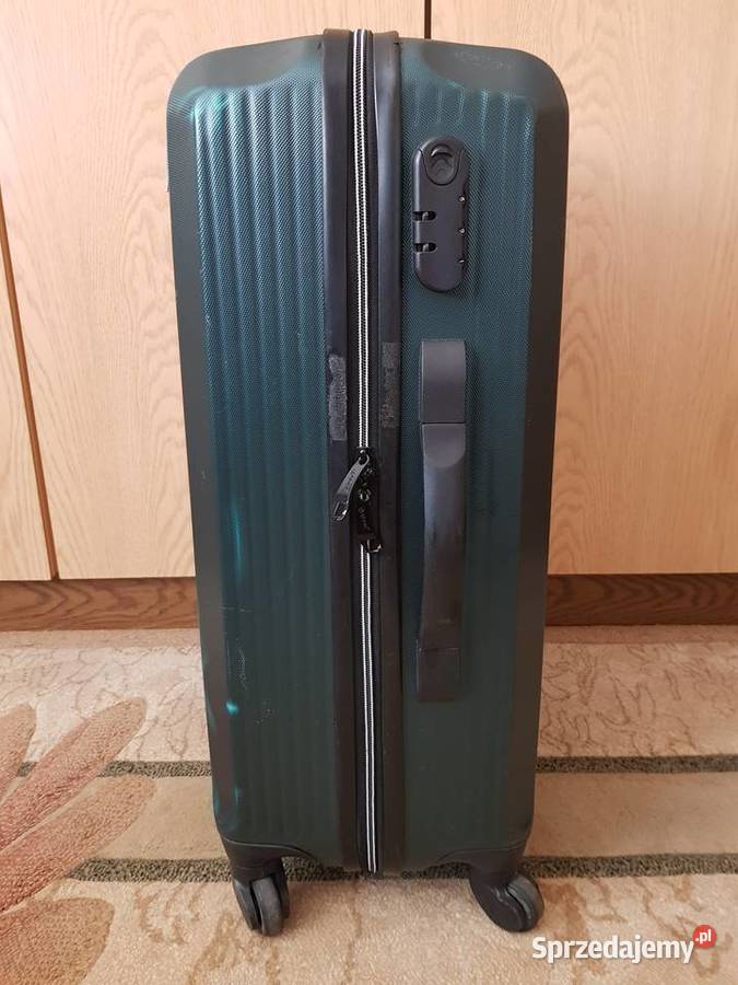 Walizka na kółkach 55 l zielona