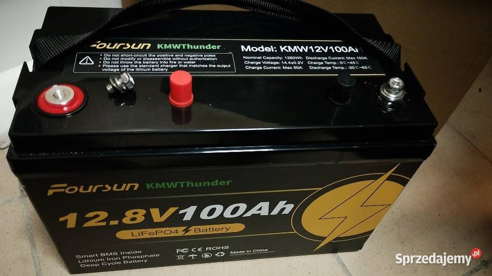 Akumulator nowy LiFePO4 12V 100Ah Świętochłowice