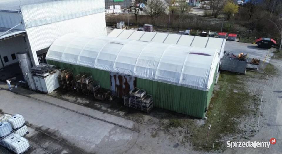 Hala Namiotowa 252m2 SOLIDNA Garaż Gotowa do Bzinica Nowa sprzedam