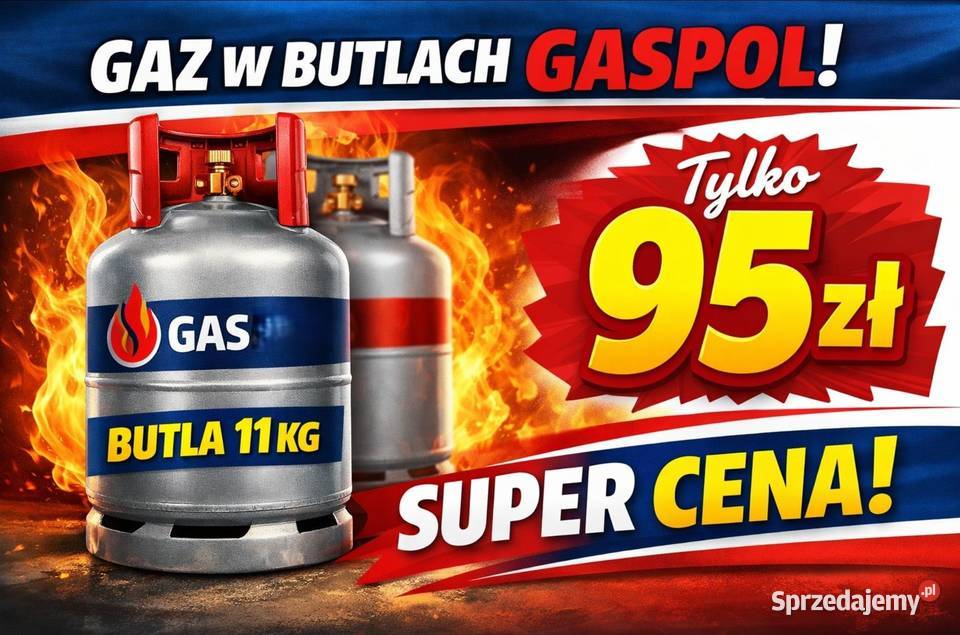 Butle z gazem 11 Gaspol Opał Lidzbark