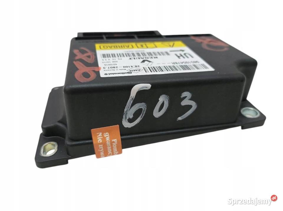 SENSOR AIRBAG 985105478R Renault Megane III Rok produkcji 2015