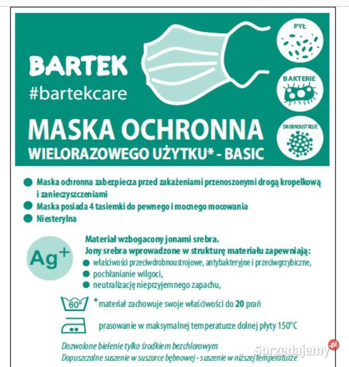 Maseczka ochronna BASIC 50 Mińsk Mazowiecki