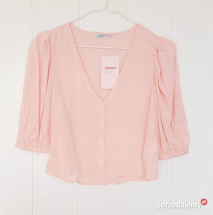 Nowa bluzka Cropp M 38 wiskoza crop top koszula Cropp