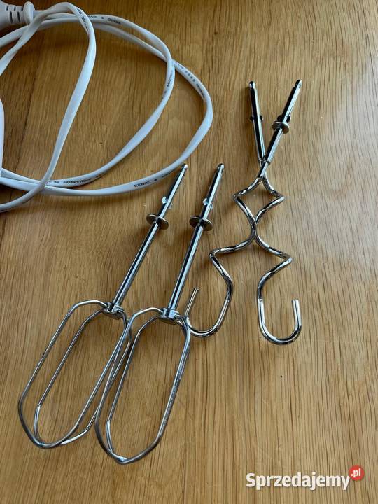 Mikser ręczny 200 W komplet końcówek AGD drobne Warszawa