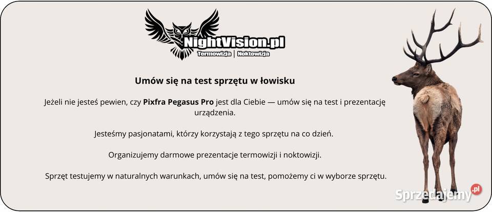 Luneta Termowizyjna Celownik Termowizyjny Pixfra Pozostałe wielkopolskie Poznań sprzedam