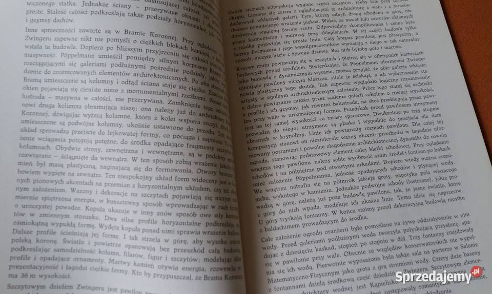 Drezno pałac ZWINGER Joachim Menzhausen miękka Mapy i przewodniki Łódź