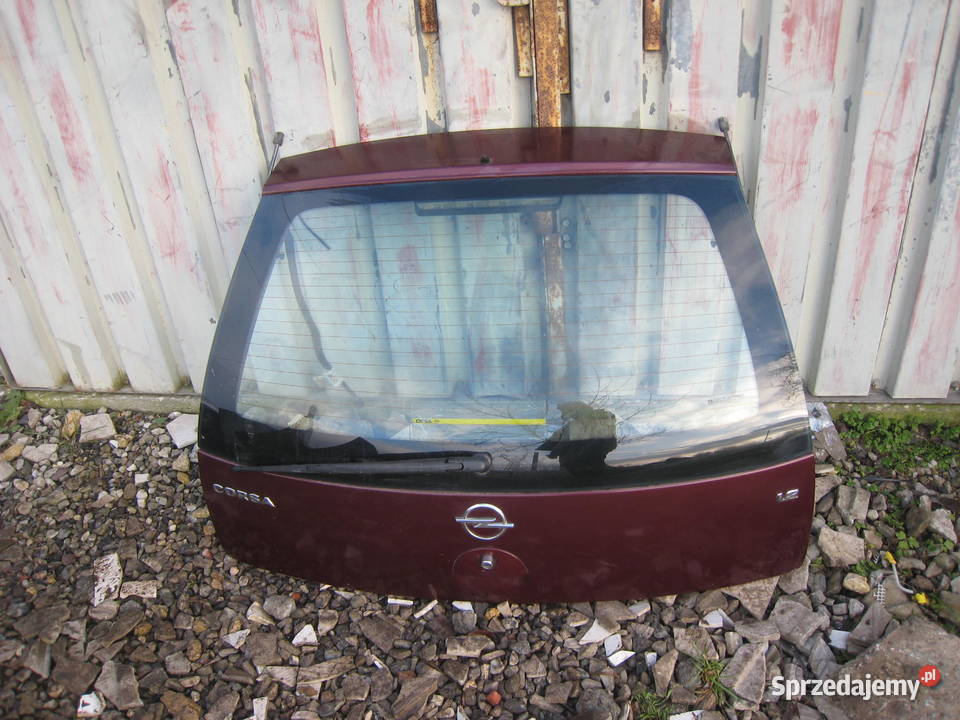 Klapa tylna bagażnika kompletna bordowa Opel Rok produkcji 2004 Kraków