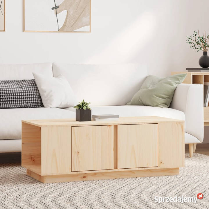 Stolik kawowy 110x50x40 lite drewno sosnowe Warszawa