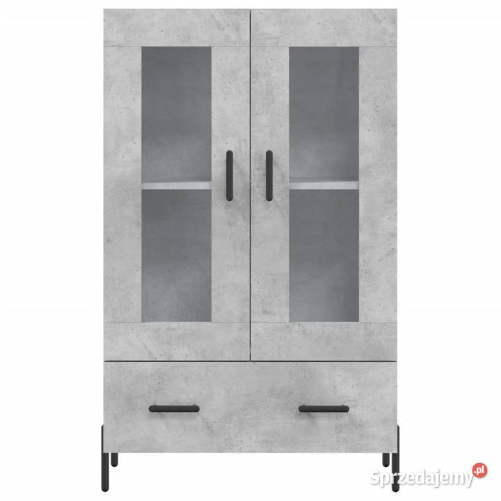 Wysoka szafka szarość betonu 695x31x115 WM828312 Warszawa