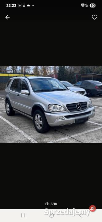 Mercedes ml w163 nieuszkodzony ML