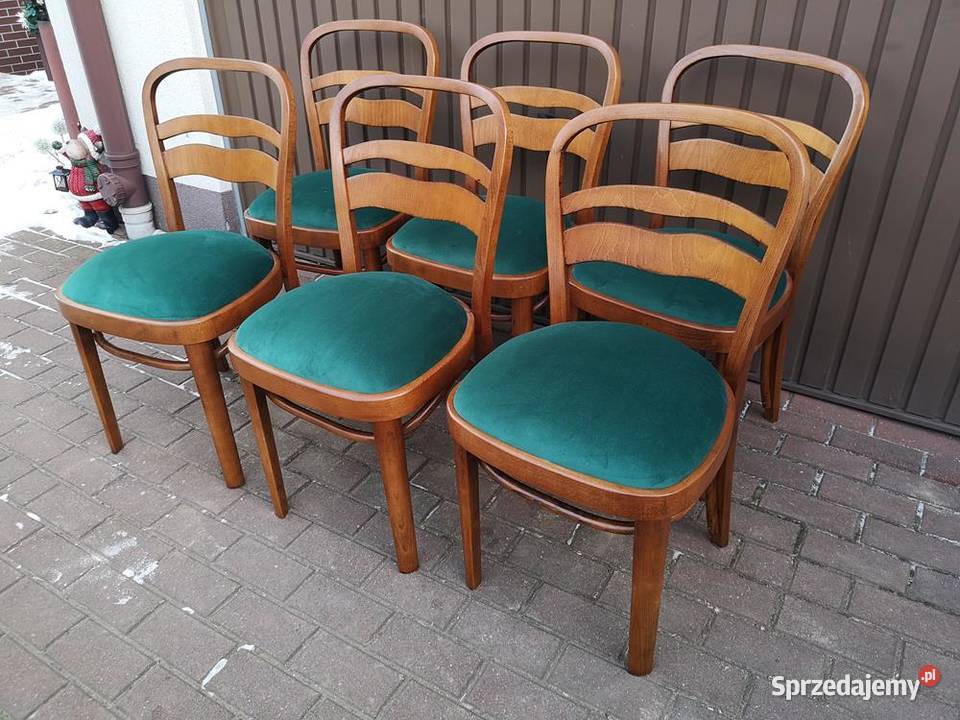 Krzesła ARTDECO 6 Sztuk Stare Antyk Komplet sprzedam