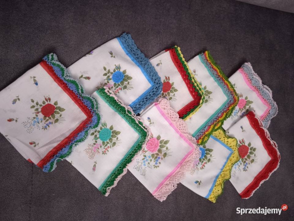 Chusteczki materialowe nowe Dla kobiet łódzkie Pabianice