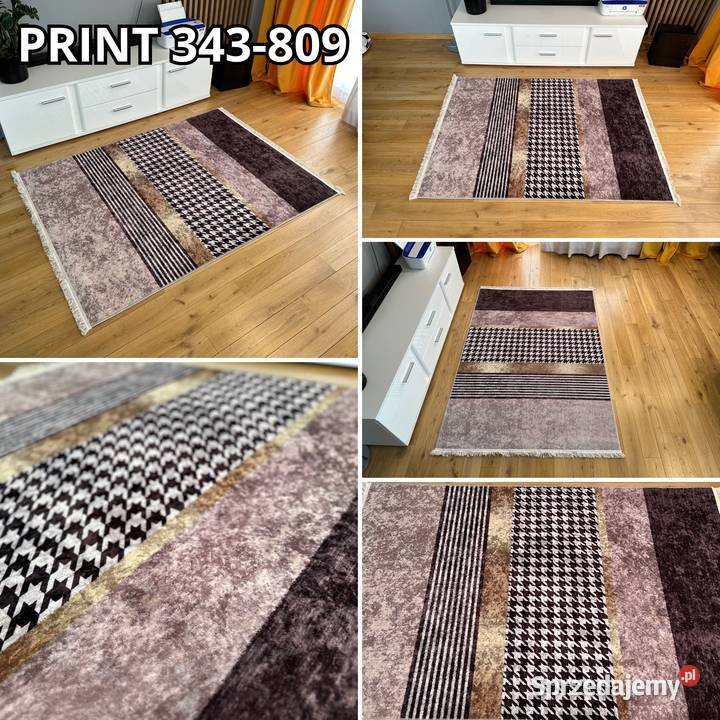 NOWOCZESNY DYWAN 130X190 PRINT 343809 CIENKI podlaskie Białystok