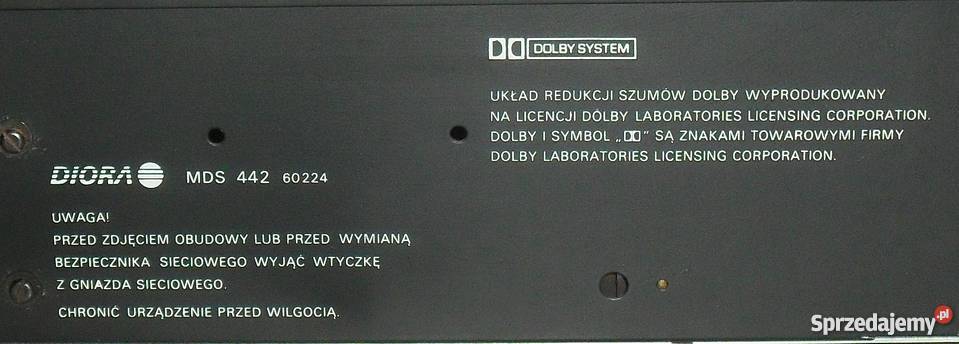 Magnetofon szufladowy DECK MDS442 UNITRA DIORA Gliwice